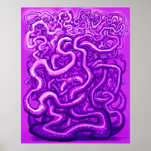 Poster Vignes torsadées (Devant)