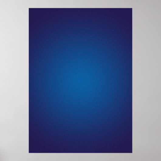 Poster Vignette bleu foncé granuleux (Devant)
