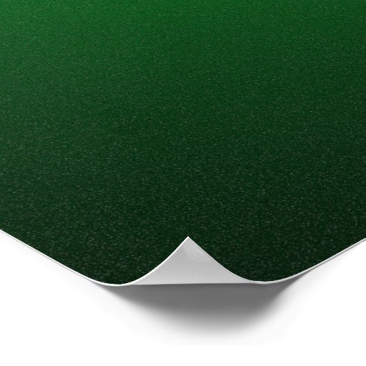 Poster Vignette cool Grainy vert-noir (Coin)