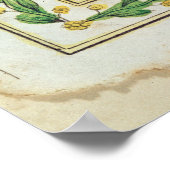 Poster Vignette de l'Eau de Fleur d'Orange (Coin)