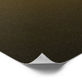 Poster Vignette granuleuse marron et noir tendance (Coin)