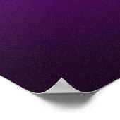 Poster Vignette granuleuse violet-noir tendance (Coin)
