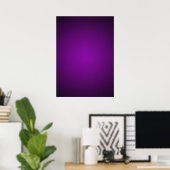 Poster Vignette granuleuse violet-noir tendance (Bureau à domicile)
