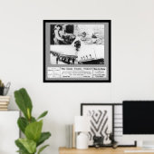 Poster Vignettes de catastrophe Titanic 1912 (Bureau à domicile)