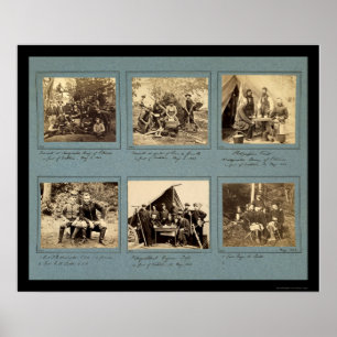 Poster Vignettes de photographie avec Custer 1862