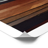 Poster Vignoble à travers la fenêtre Automne / Automne Po (Coin)