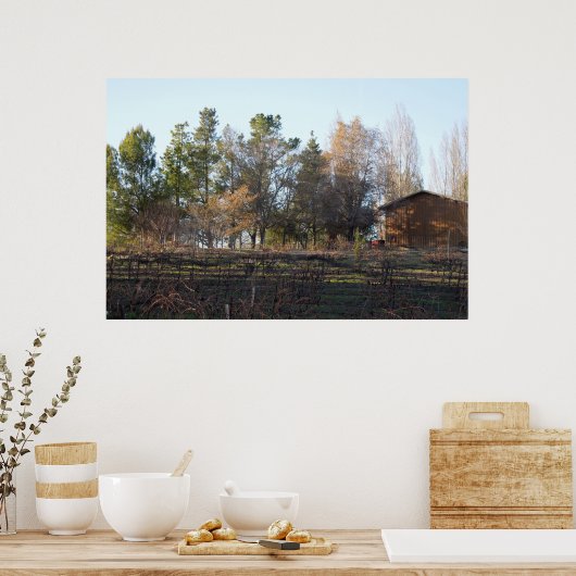 Poster Vignoble de Hearthstone à Paso Robles, CA (Cuisine)