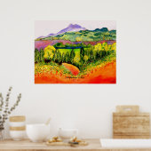 Poster Vignoble du comté de Sonoma (Cuisine)