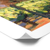 Poster Vignoble imprimé (Coin)