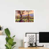 Poster Vignoble imprimé (Bureau à domicile)