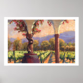 Poster Vignoble imprimé (Devant)