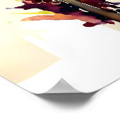 Poster Vignoble Napa Valley mariage signe de bienvenue (Coin)