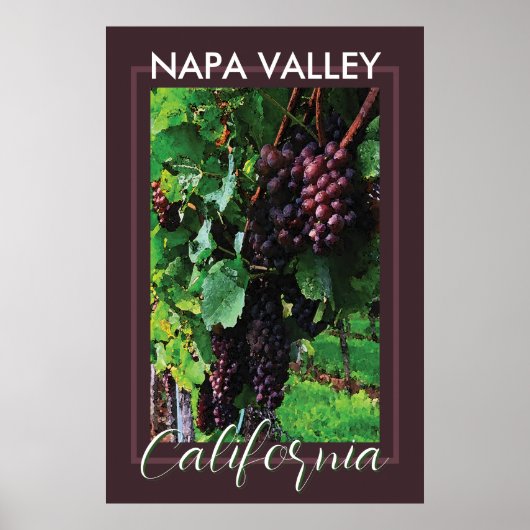 Poster Vignoble personnalisé (Devant)