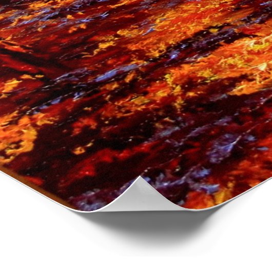 Poster Vignoble toscan (Coin)