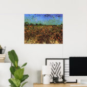 Poster Vignoble vert par Vincent van Gogh (Bureau à domicile)