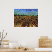 Poster Vignoble vert par Vincent van Gogh (Cuisine)