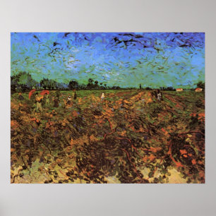 Poster Vignoble vert par Vincent van Gogh