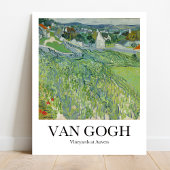 Poster Vignobles d'Auvers par Vincent Van Gogh
