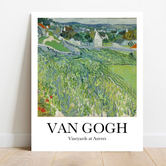 Poster Vignobles d'Auvers par Vincent Van Gogh