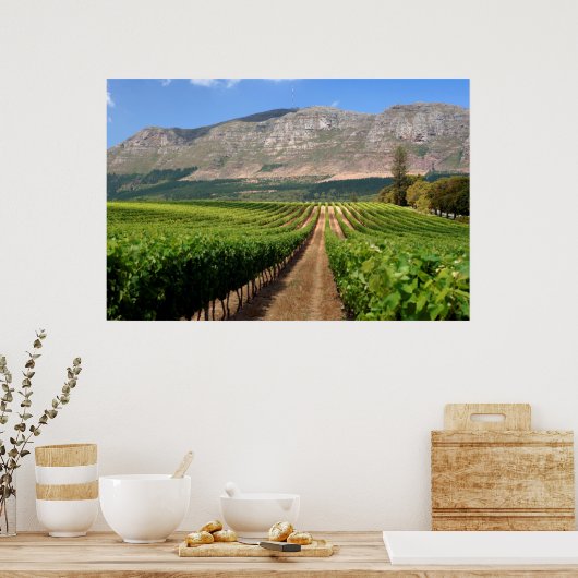 Poster Vignobles De Groot Constantia (Cuisine)