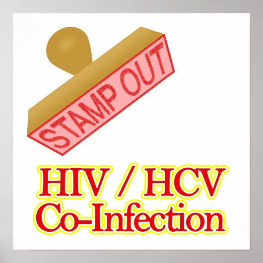 Poster VIH - co-infection par le VHC (Devant)