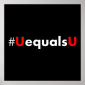 Poster VIH non détectable égale non transmettable - Minim (Devant)