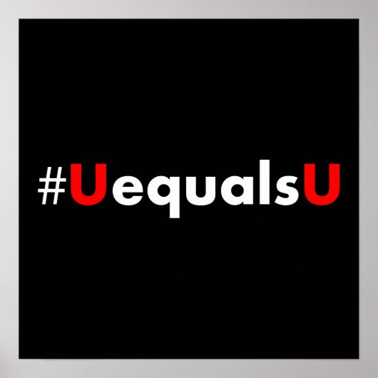 Poster VIH non détectable égale non transmettable - Minim (Devant)