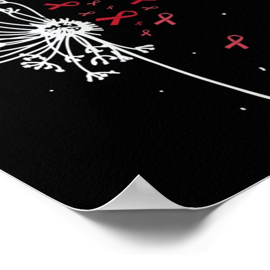 Poster Vih Sida Cerveau Anévrisme AVC Cool Sensibilisatio (Coin)