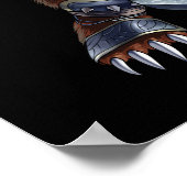 Poster Viking Archer Riding War Bear (Coin)