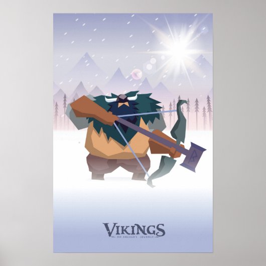 Poster Viking berserker (Devant)