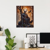 Poster Viking God Odin (Bureau à domicile)