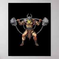 Viking Guerrier Bodybuilding Gym Powe Powe Powe