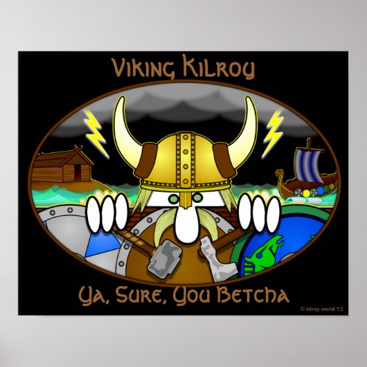 Poster Viking Kilroy (Devant)