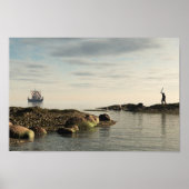 Poster Viking Longship Homeward Bound (Devant)