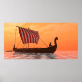 Poster Viking Longship Ventures (Devant)