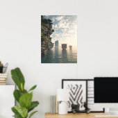 Poster Viking Longships dans des eaux inconnues (Bureau à domicile)