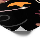 Poster Viking motif design graphique transparent (Coin)