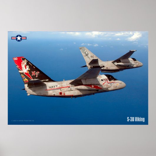 POSTER VIKING S-3B (Devant)