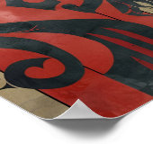 Poster Viking Thème Motif complexe (Coin)