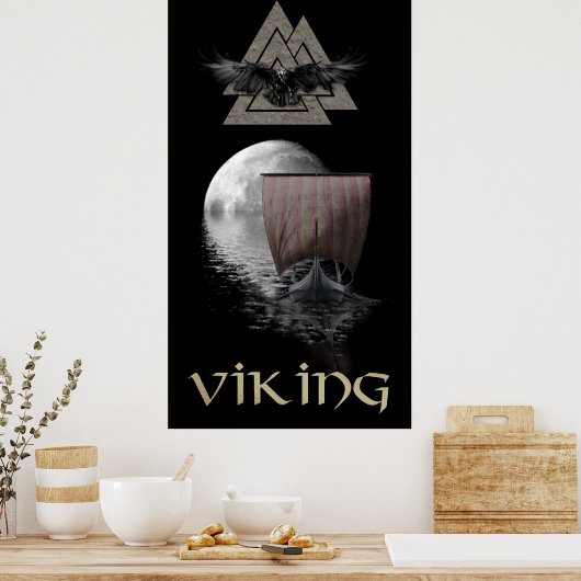 Poster Viking Warrior (Cuisine)