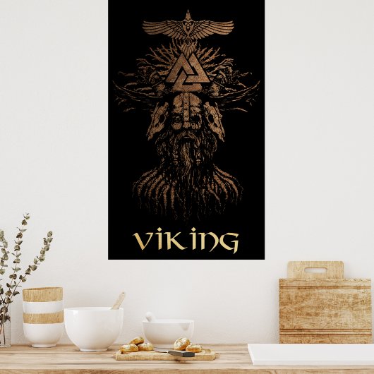 Poster Viking Warrior (Cuisine)