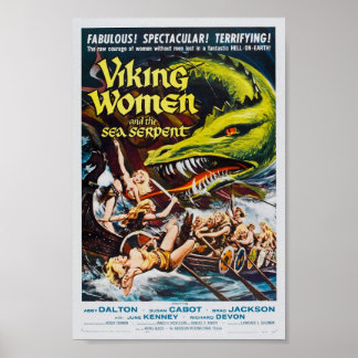Poster Viking Women and the Sea Serpent Movie
