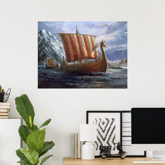 Poster Vikings (Bureau à domicile)