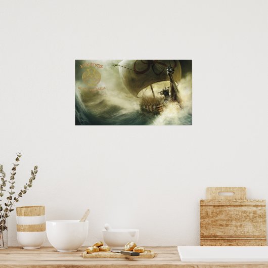 Poster Vikings Aller À Valhalla (Cuisine)