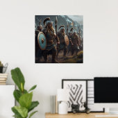 Poster Vikings Ensemble (Bureau à domicile)