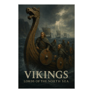 POSTER VIKINGS — SEIGNEURS DE LA MER DU NORD