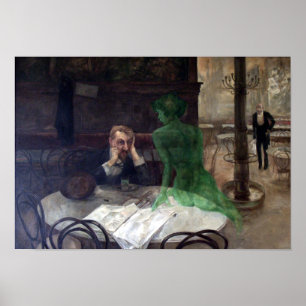 Poster Viktor Oliva The Absinthe Drinker