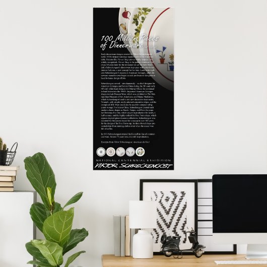 Poster Viktor Schreckengost Dinnerware Legacy (Bureau à domicile)