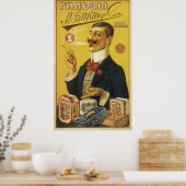 Poster Viktorsons Cigarette Papers - Publicité Vintage (Cuisine)