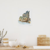 Poster Villa Belza, Biarritz, France (Cuisine)
